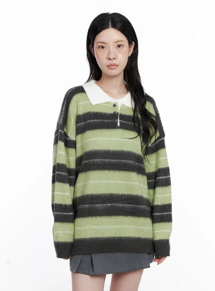 striped-fuzzy-collared-knit-sweater-cs529