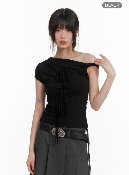 twisted-asymmetrical-neck-short-sleeve-top-ca418