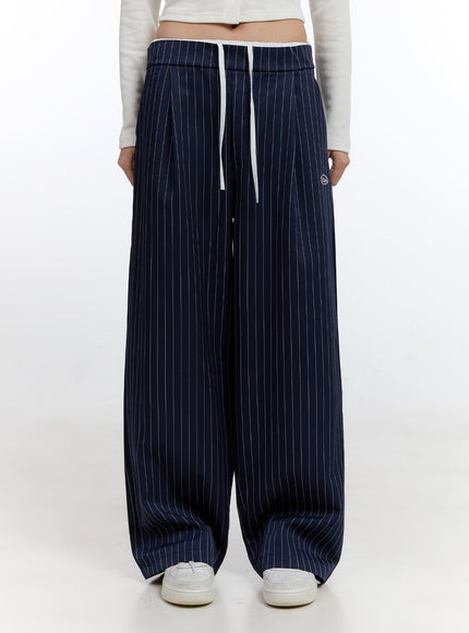 string-stripe-wide-fit-pants-co431