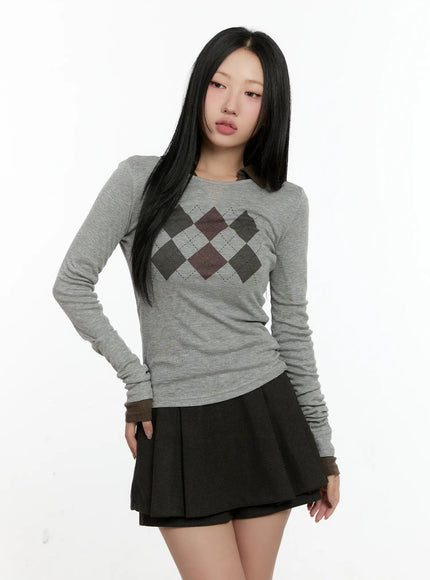 argyle-pattern-long-sleeve-tee-cn505