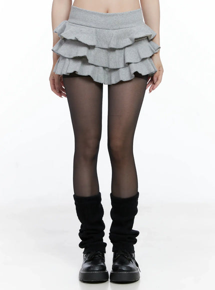 frill-layered-mini-skirt-cs501