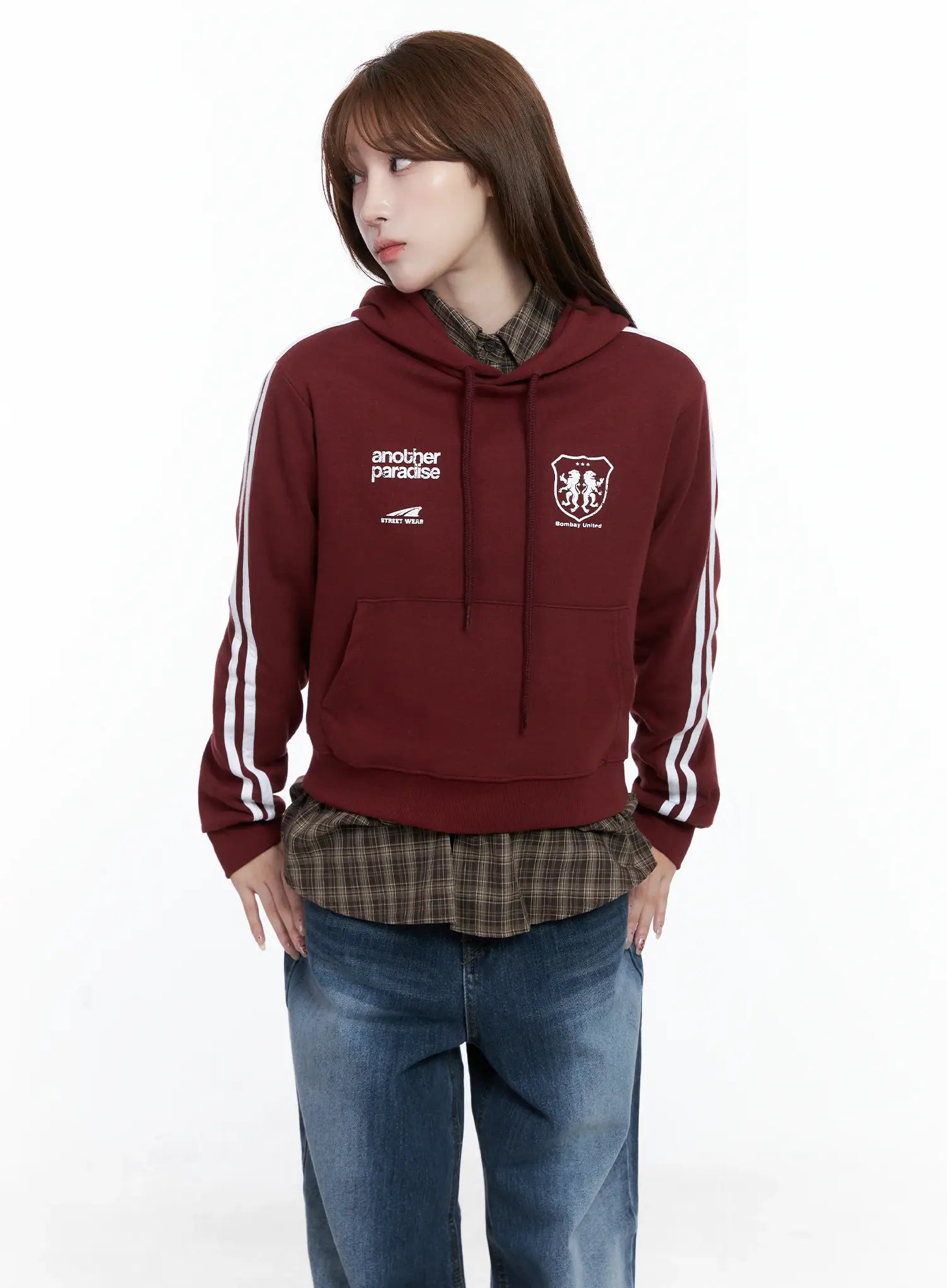 striped-sleeve-crop-hoodie-cs501