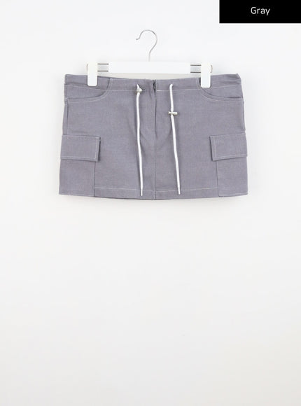 drawstring-mini-skirt-cu326