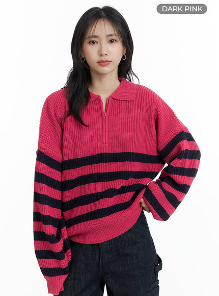 contrasting-collar-knit-sweater-om408