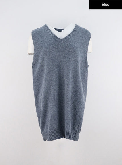 V-Neck Sleeveless Sweater Dress OO312 V-Neck Sleeveless Sweater Dress OO312