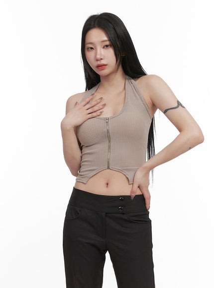 zip-up-halter-neck-crop-top-cj516