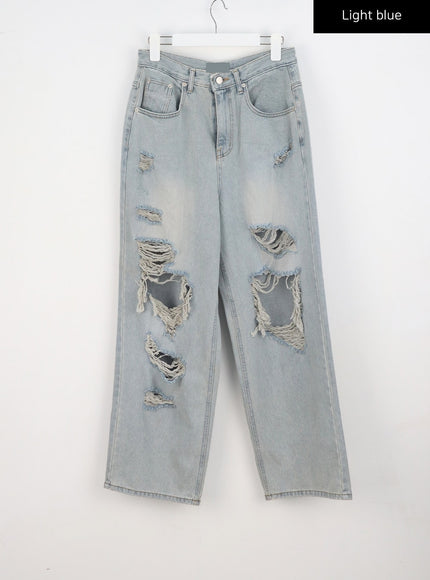 Ripped Baggy Jeans CY319