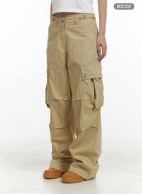 pintuck-buttoned-cargo-pants-cy403