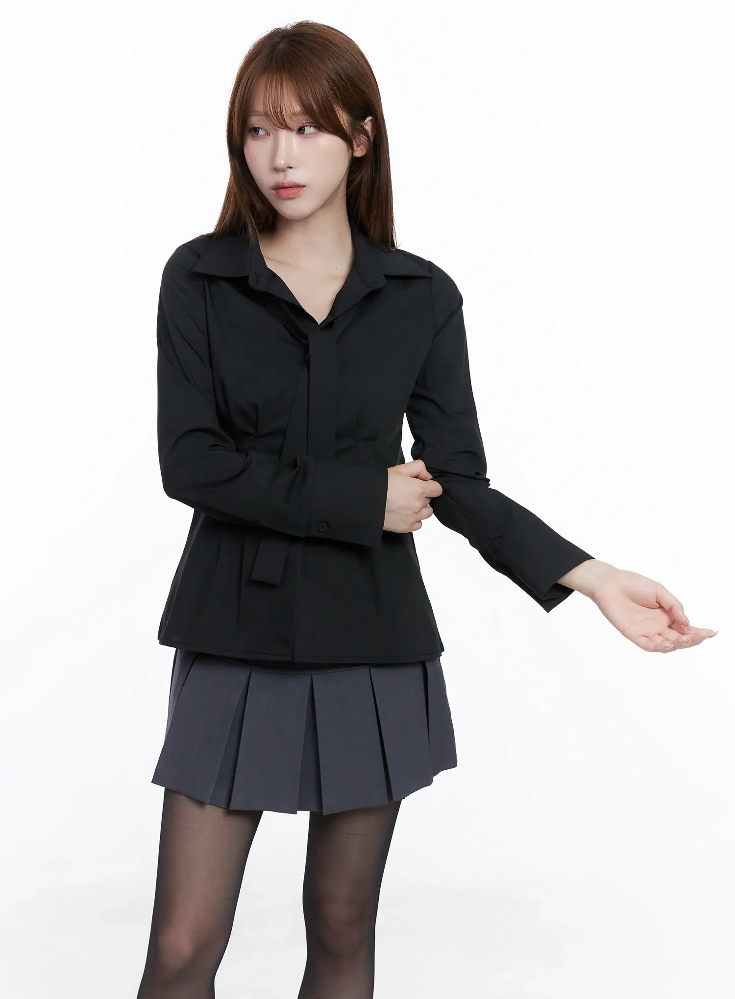 elegant-front-tie-blouse-cs501