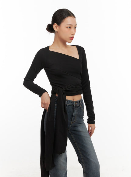 strap-balance-crop-top-cd409 / Black