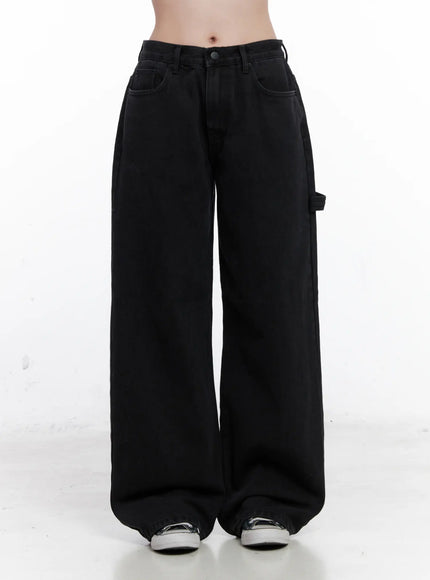 ivanna-cargo-jeans-co530 / Black