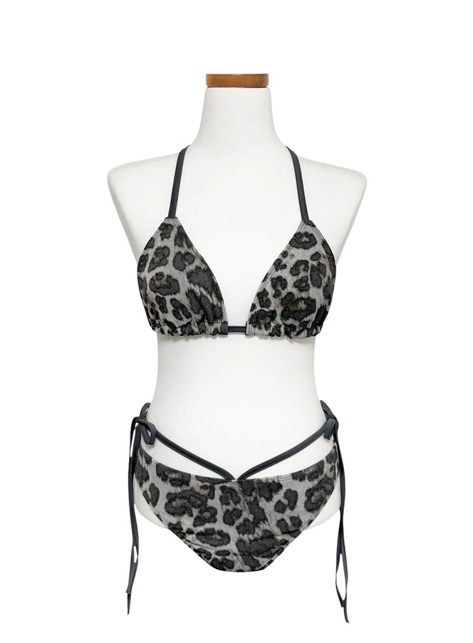 chic-leopard-print-bikini-set-iy514 / Gray