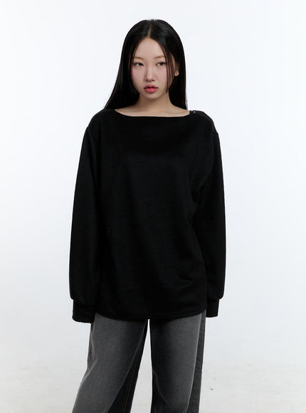 soft-touch-oversized-tee-cd423 / Black