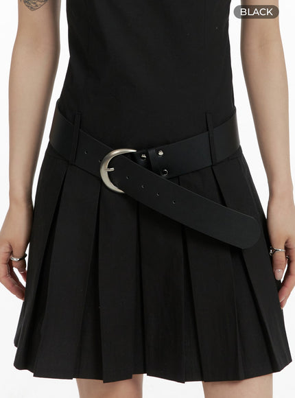 basic-wide-belt-cf428 / Black