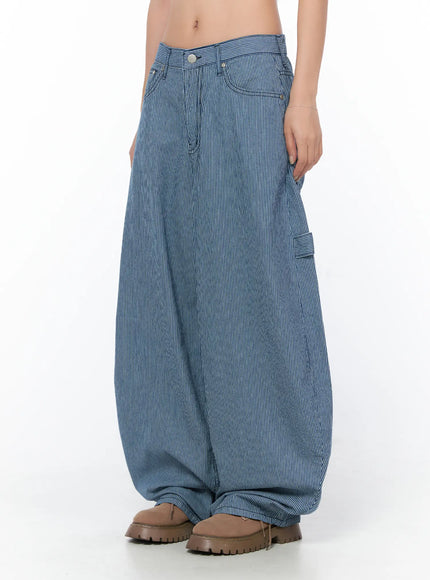stripe-wide-cotton-pants-cy513