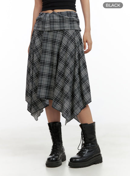 plaid-chic-midi-skirt-cl418