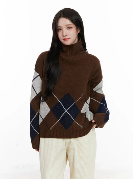argyle-turtleneck-knit-sweater-cn526
