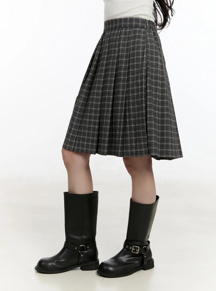 plaid-a-line-midi-skirt-cm510