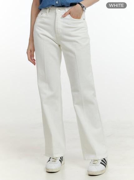 cotton-solid-straight-leg-pants-ol423