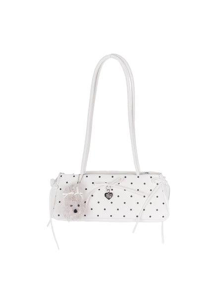 polka-dot-shoulder-bag-with-keyring-ca528