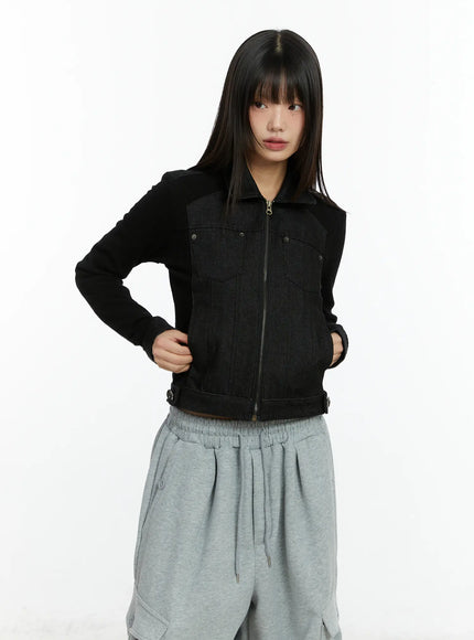 ribbed-zip-up-denim-jacket-cf509
