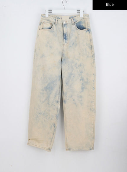 Tie Dye Wide Jeans CY311