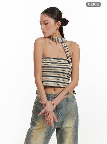 striped-crop-tube-top-with-scarf-cy402