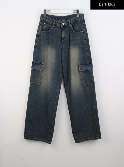 vintage-wash-cargo-jeans-cs314