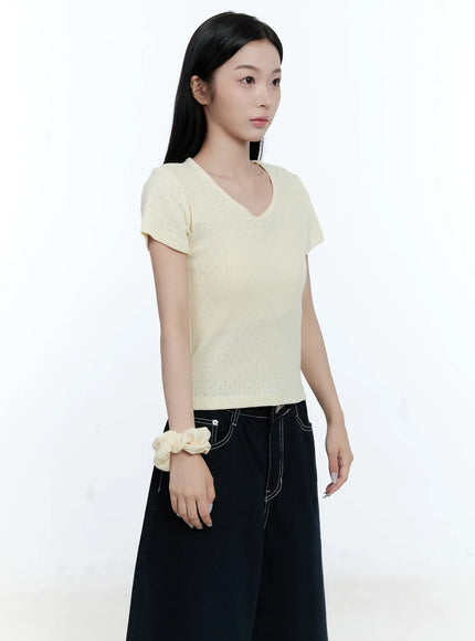 v-neck-short-sleeve-knit-tee-cg501