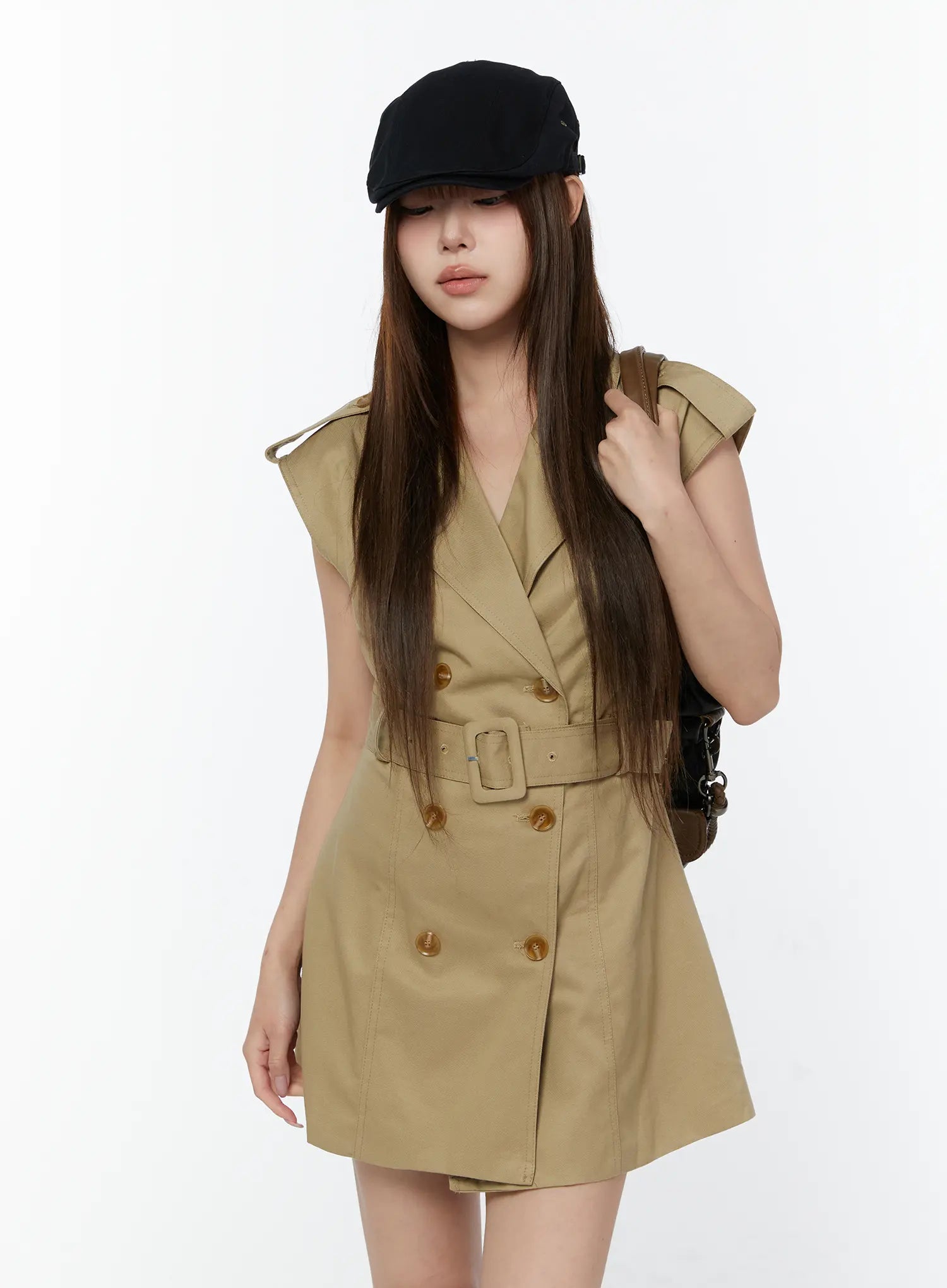 belted-trench-mini-dress-cy519