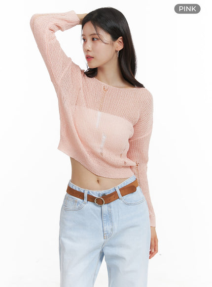 mesh-summer-crop-knit-sweater-oa419