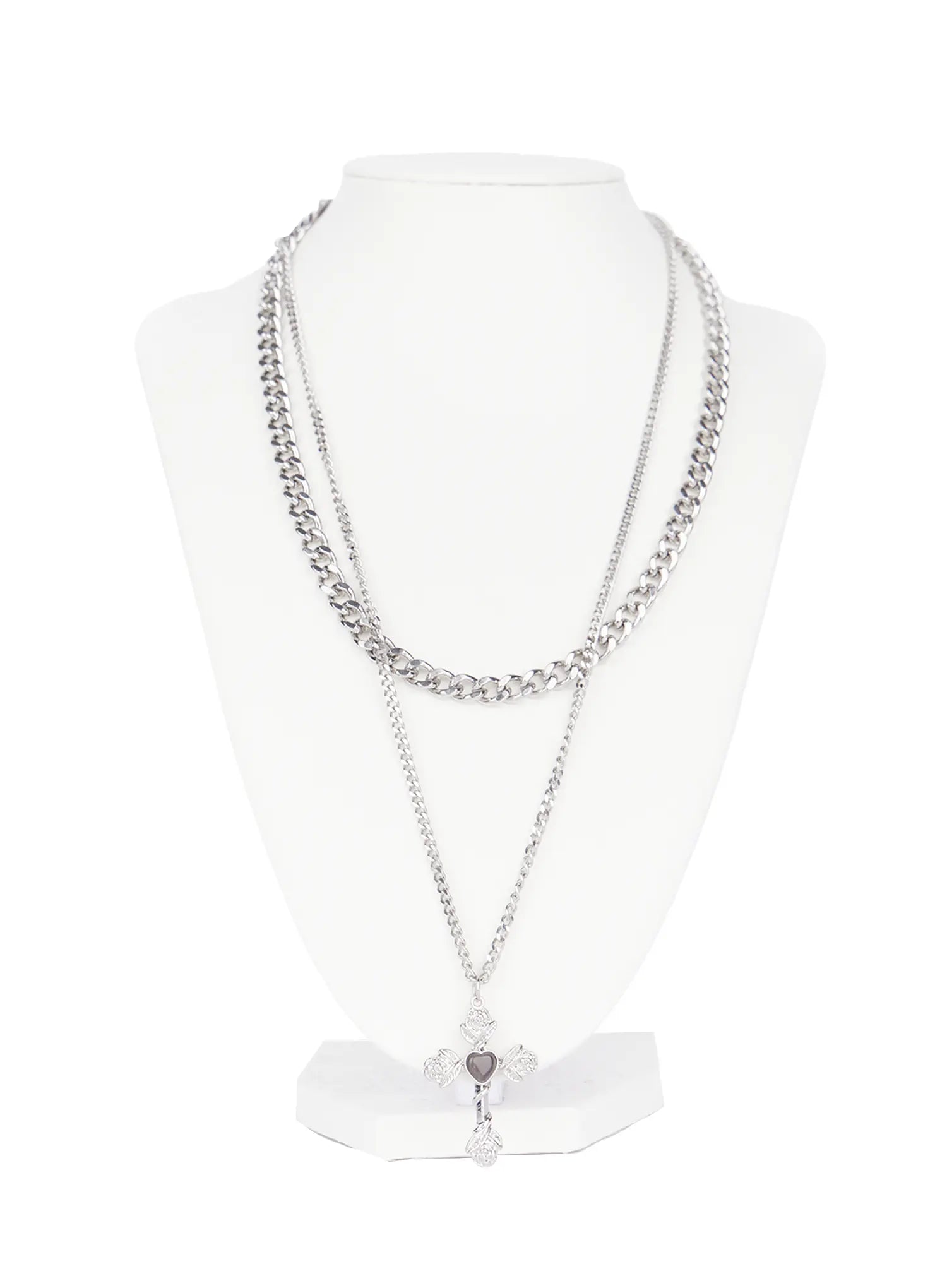layered-rose-heart-cross-pendant-necklace-cg526