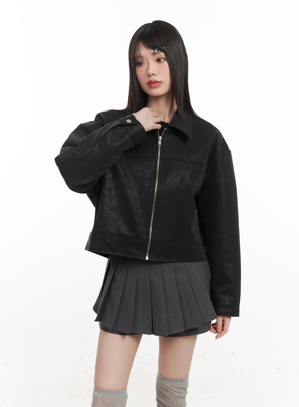 faux-leather-zip-up-collared-jacket-cj528