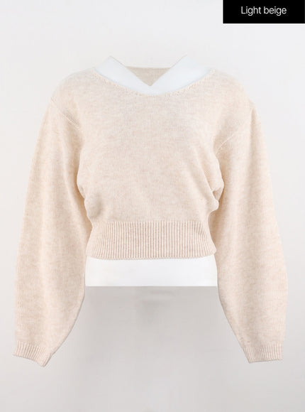 v-neck-puff-sleeve-sweater-os302