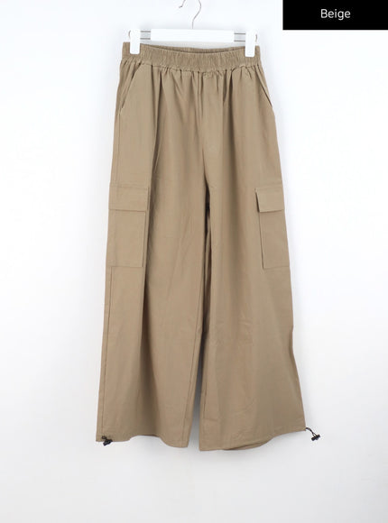 Wide Cargo Track Pants CY308