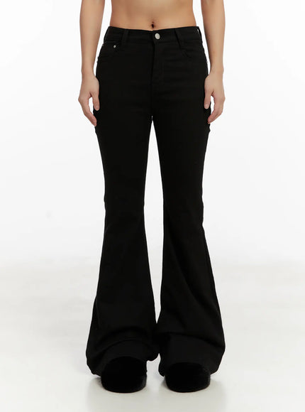 jieu-bootcut-flared-fleece-lined-jeans-cd512