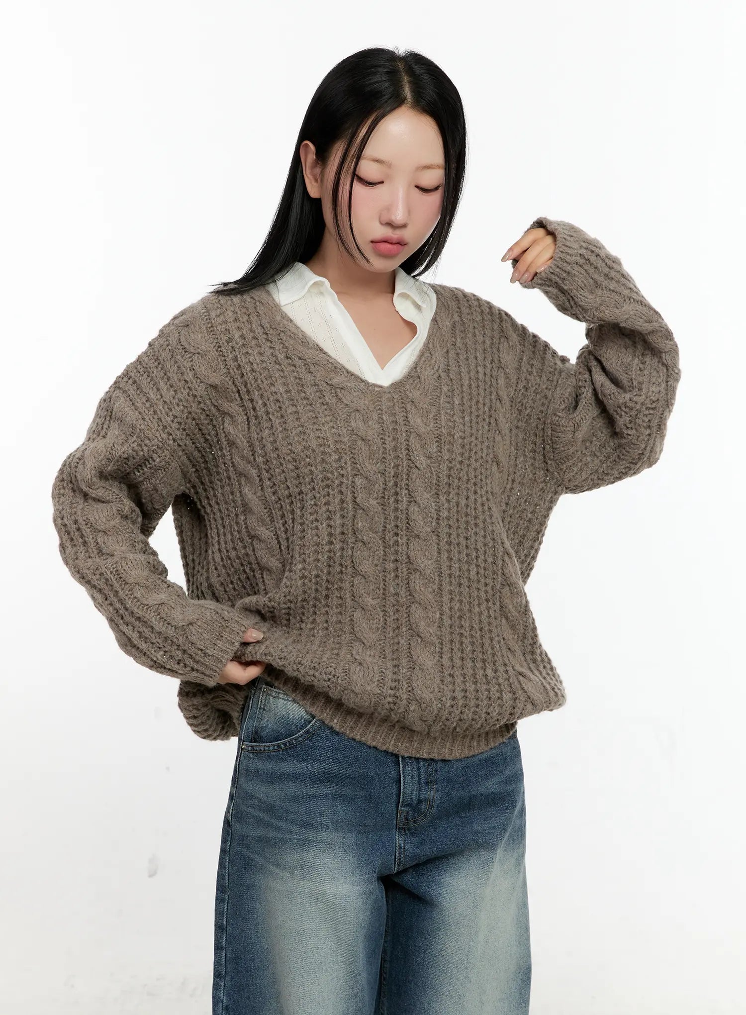 cozy-cable-knit-oversized-v-neck-sweater-cn505