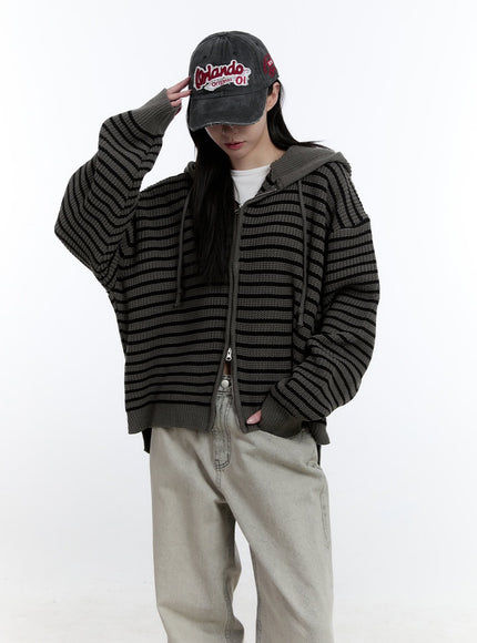 striped-zip-up-hooded-knit-jacket-cj520