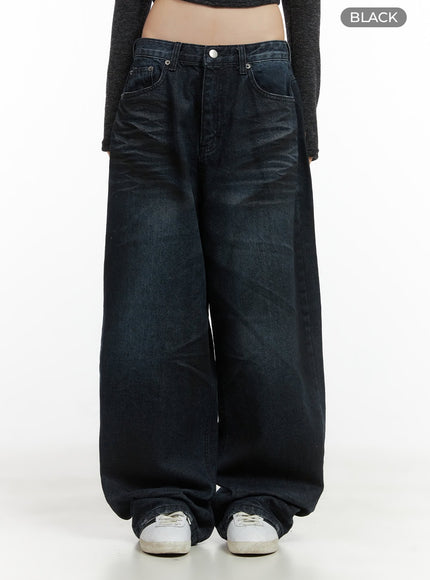 talia-black-denim-wide-pants-co410