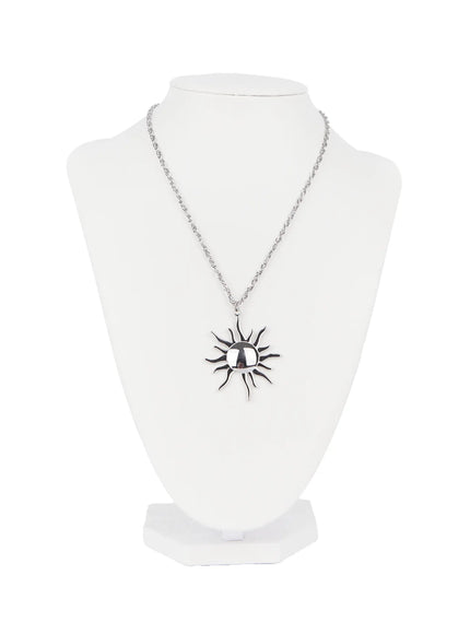 silver-sun-pendant-necklace-cs505