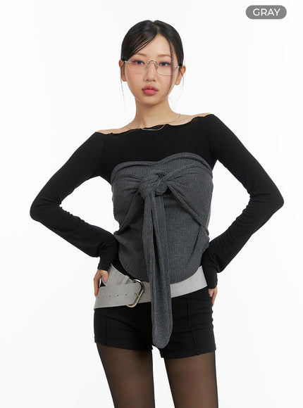 front-ribbon-tie-tube-top-cm421