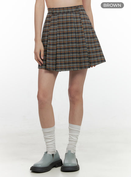 pleated-check-mini-skirt-os423