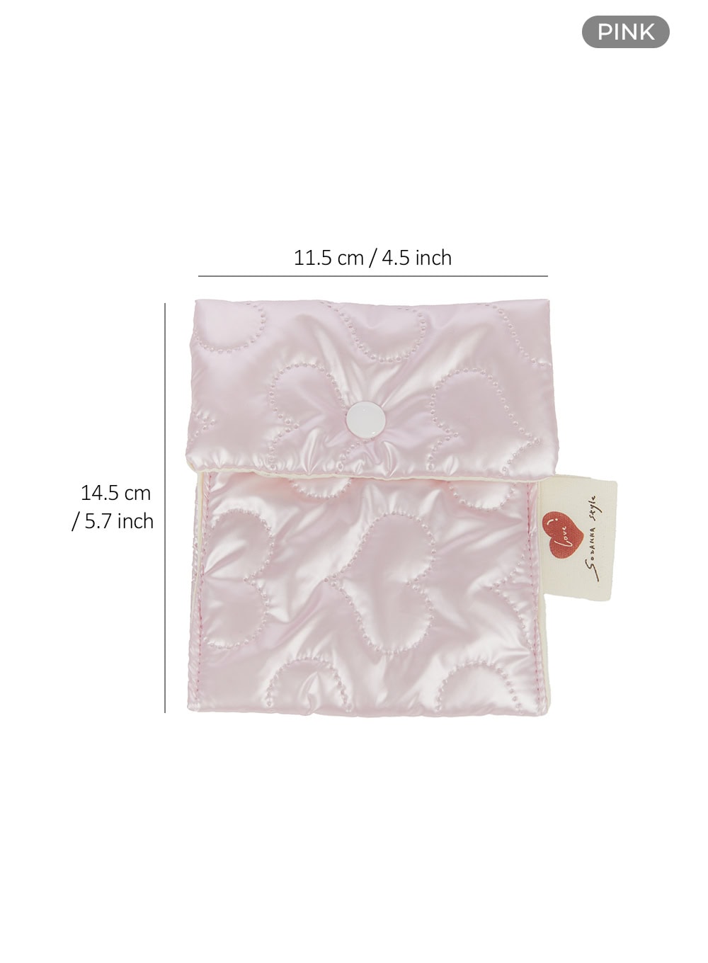 quilted-mini-pouch-iu419 / Pink