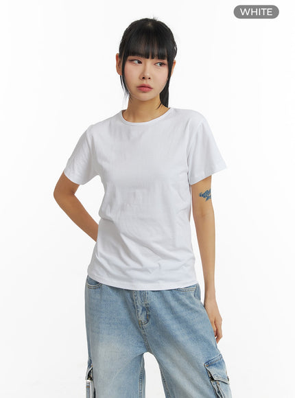 solid-t-shirt-cm407 / White