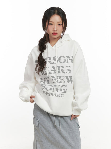 soft-touch-graphic-hoodie-cn426 / White