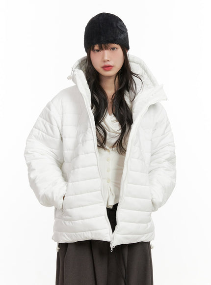 oversized-hooded-puffer-jacket-cj501 / White