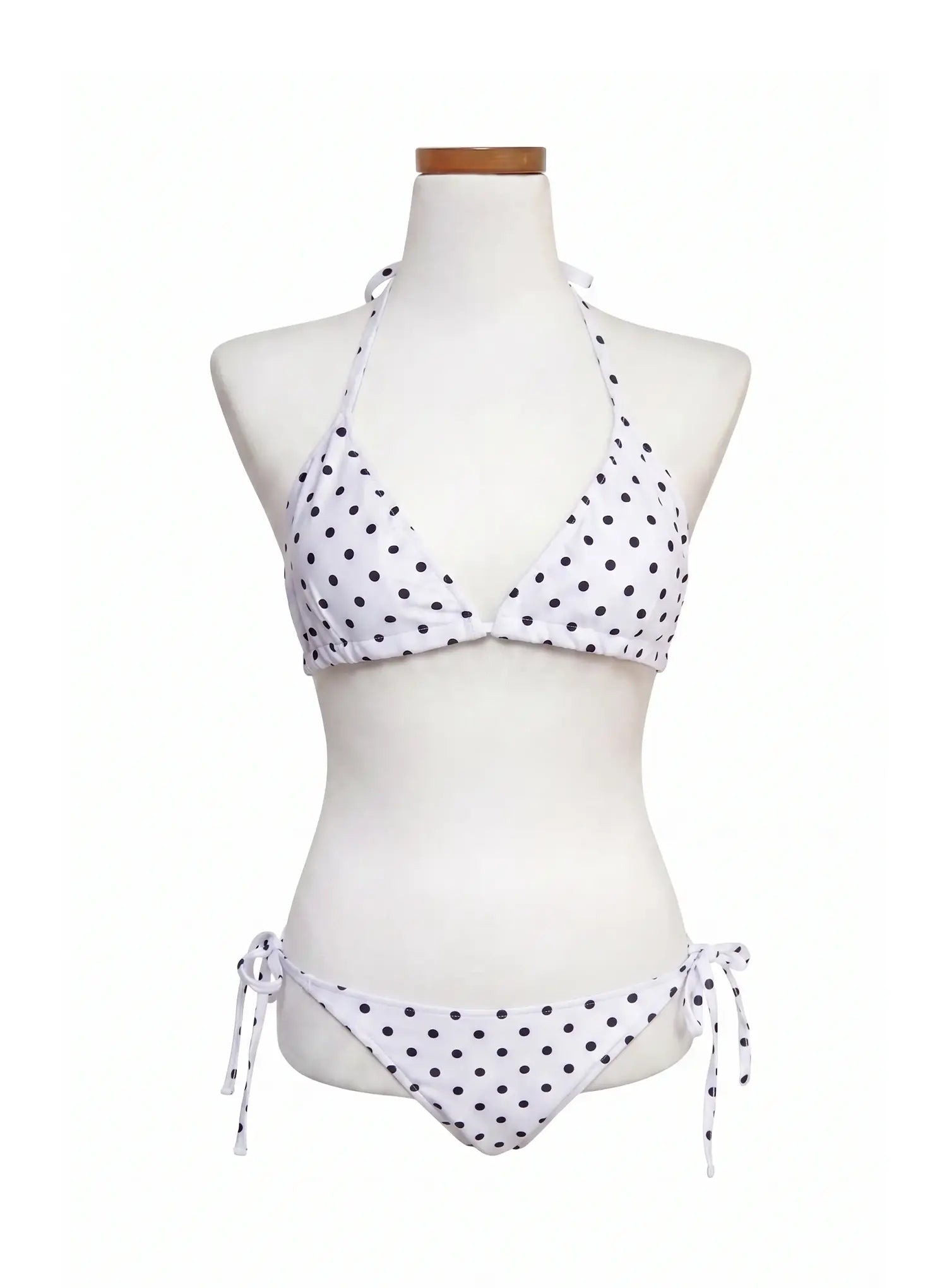 polka-dot-bikini-set-iy514 / White