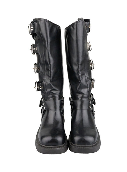 stud-buckle-long-boots-ou404