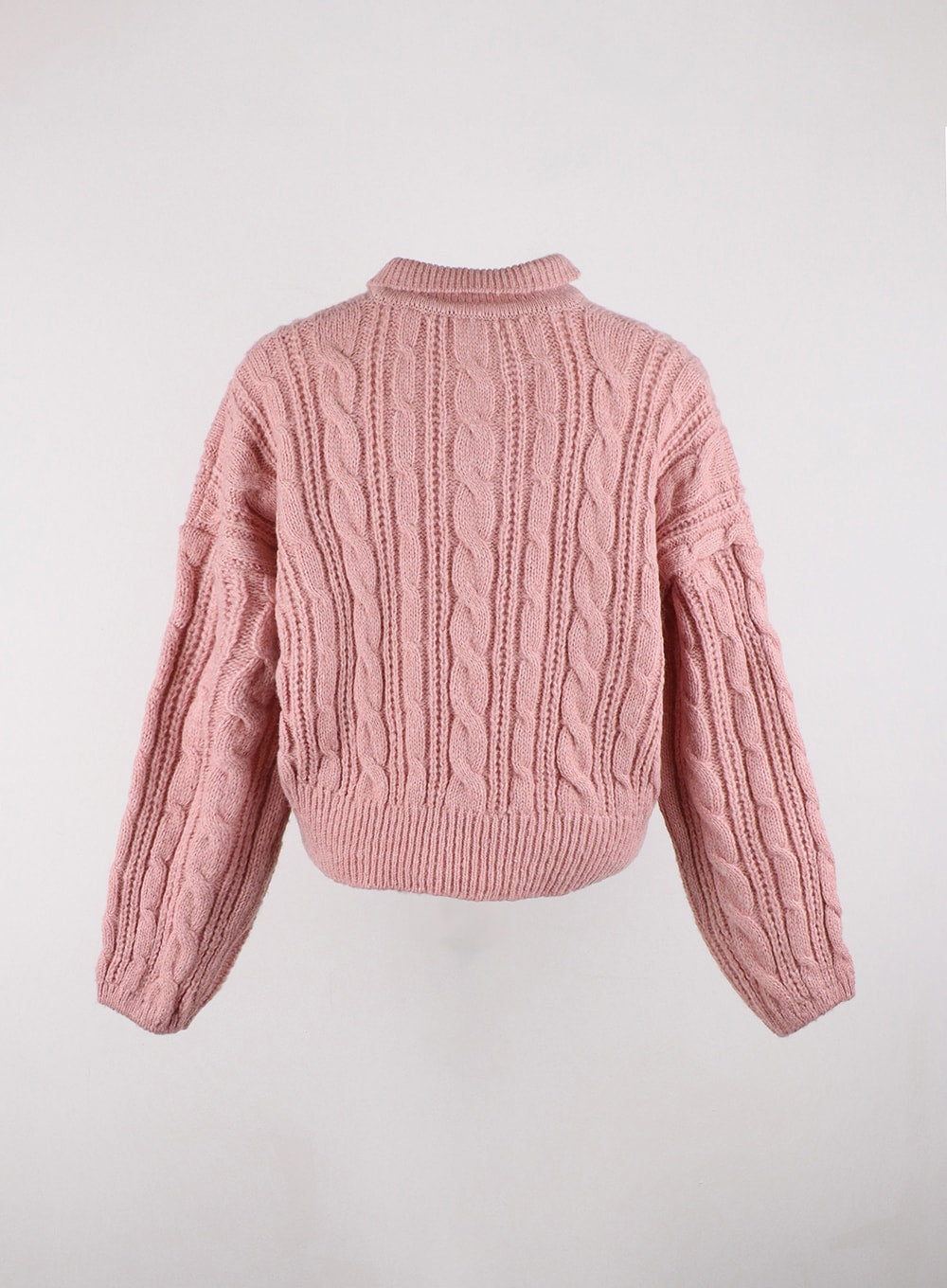 Button Cable Knit Sweater OD327
