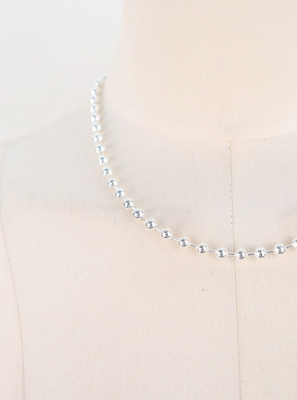 elegant-silver-beaded-choker-co318